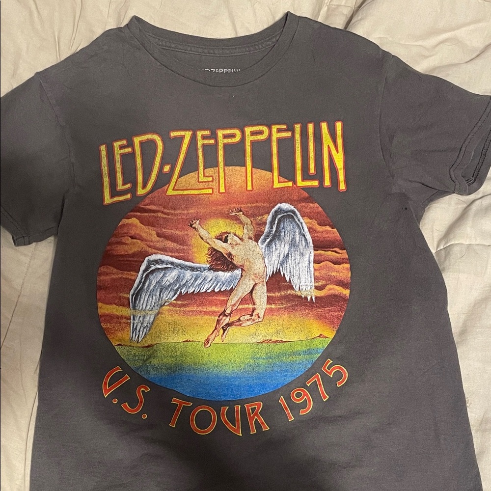 Led Zeppelin Kids Graphic Tee - Charcoal